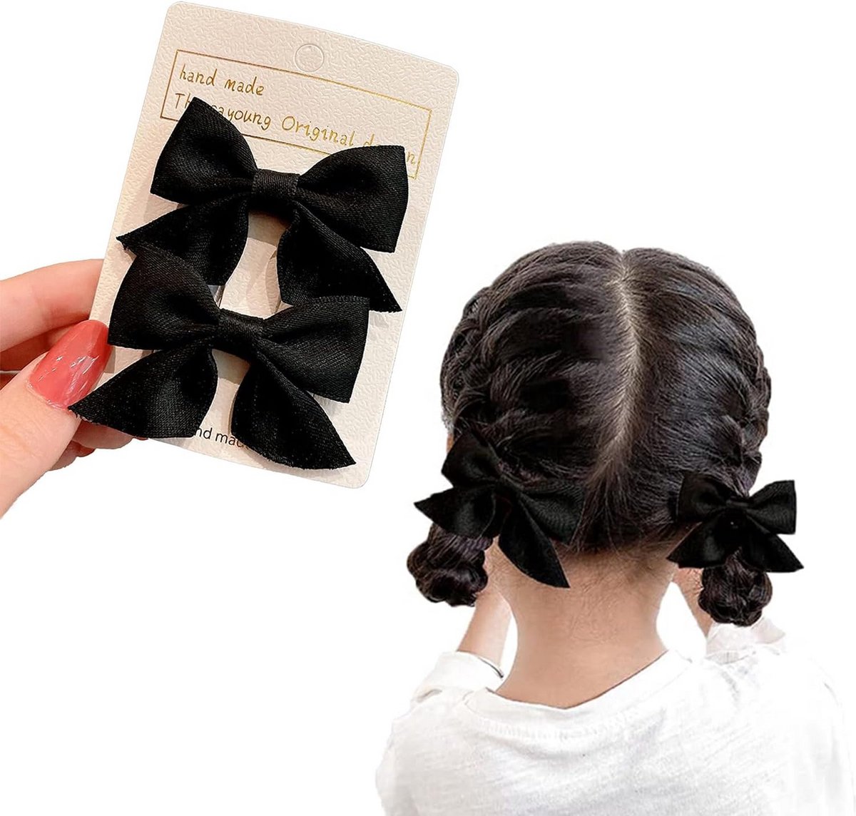 Haarstrips Zwart - Elegante Haardecoratie voor Elke Gelegenheid
