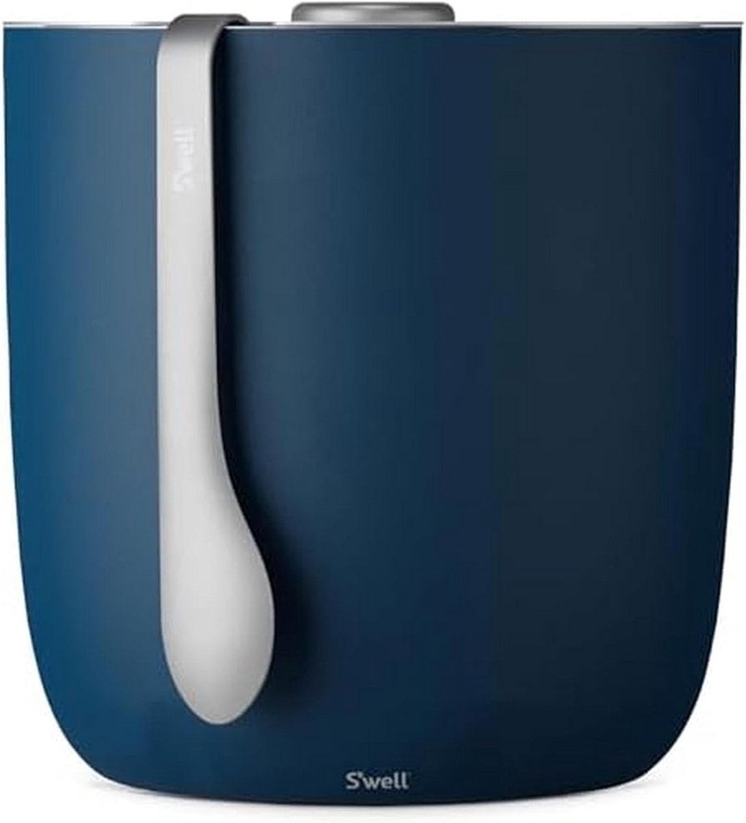 S'well Azuriet ijsbucket 74 oz inclusief tang