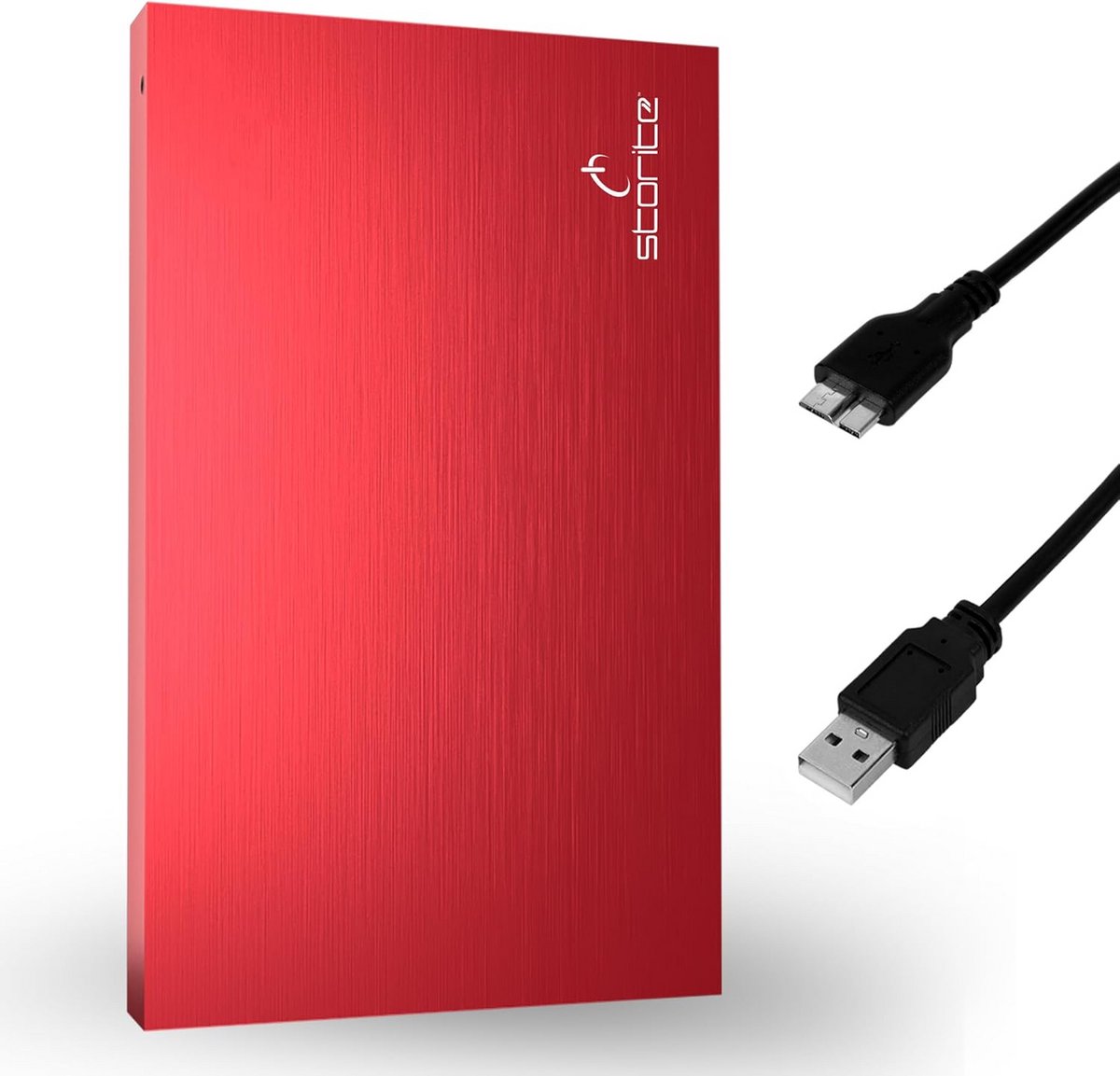 Externe Harde Schijf 500GB - 2.5 Inch Draagbare HDD met USB 3.0 - Ultra Dun voor PC, Mac, Laptop - Snelle Gegevensoverdracht - Beschikbaar in Meerdere Kleuren