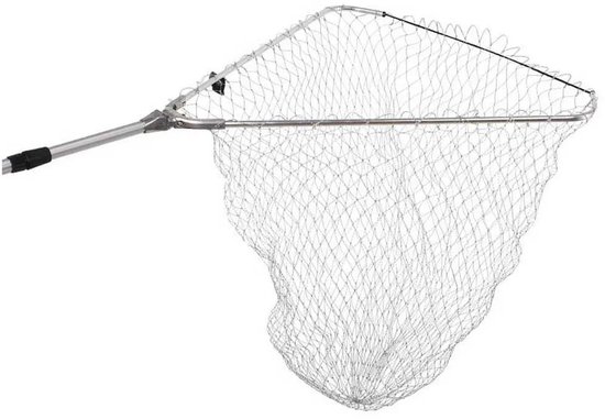 Visnet 1,98m met metalen frame en opklapbaar staal — afbeelding 3