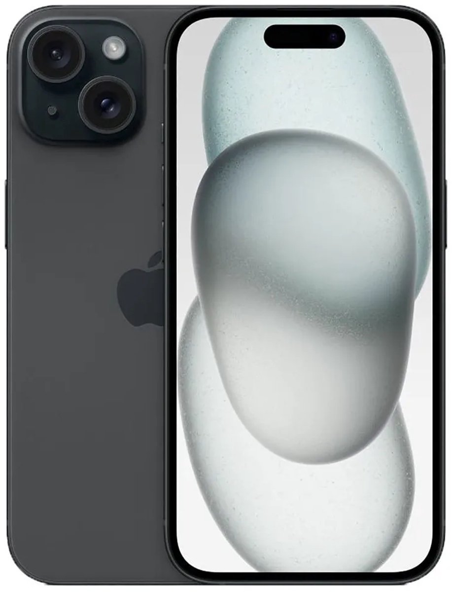 Apple iPhone 15 - 128GB - Black - Dynamic Island - A16 Bionic chip