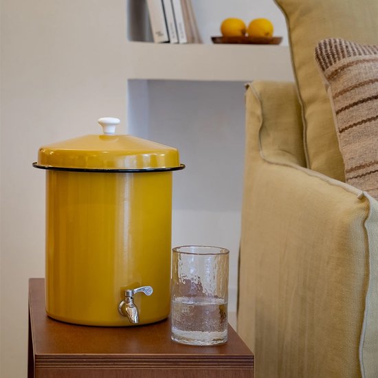 Ecofiltro 5L Geel complete set met filter en kraantje