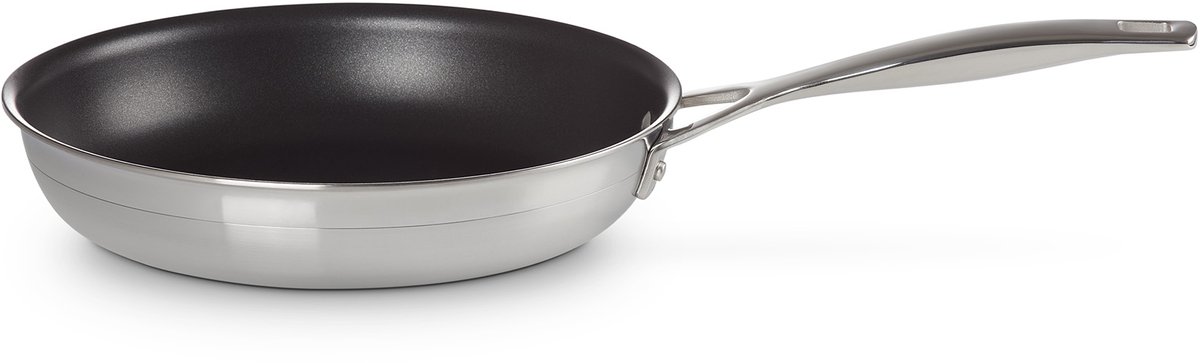 Le Creuset RVS Koekenpan met anti-aanbak Ø 24cm
