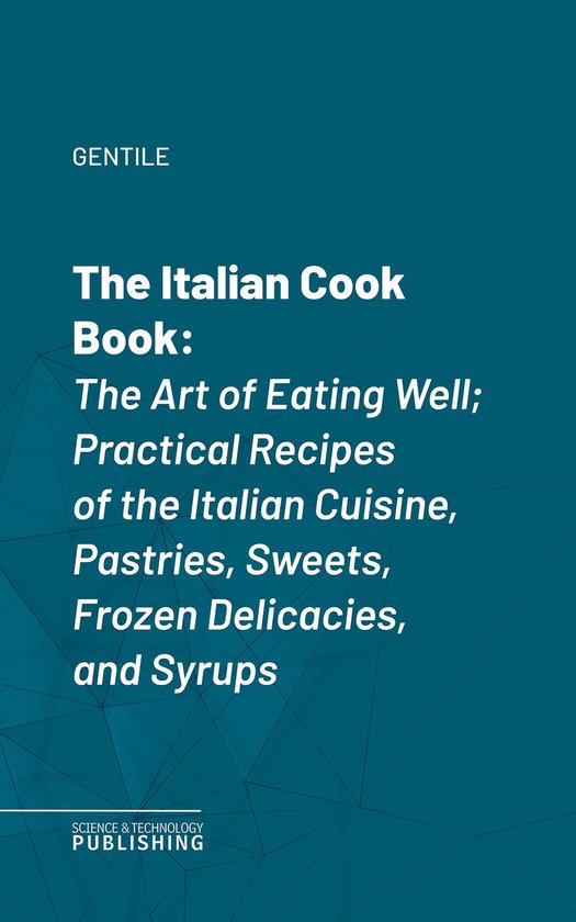 The Italian Cook Book - cover