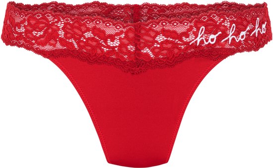 Hunkemöller Kerst String Rood