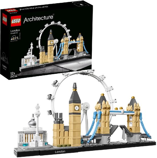 LEGO Architecture Londen Skyline Collectie Decoratie en Bouwpakket voor Volwassenen 21034