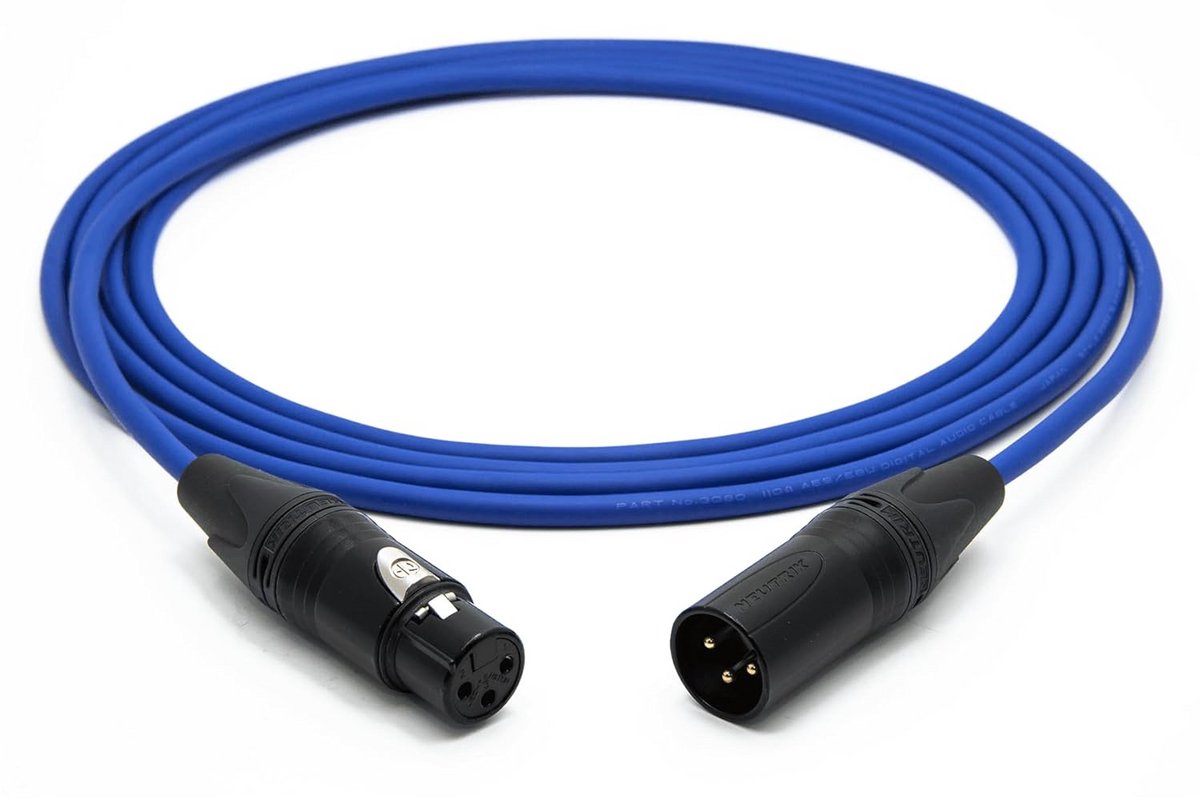 Mogami 3080 AES/EBU 110 Ohm digitale kabel - 10 m - Neutrik XLR vrouw - XLR man - HiFi