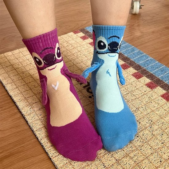 Workbestie sokken met magnetische handjes - Zorgheld Op Sokken