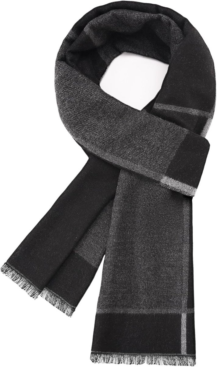 Geruite sjaal voor heren en dames, winter, zacht, winddicht, klassiek, modieus, lang, warm, veelzijdig, casual en formele outfits, polyester en viscose