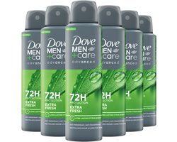 Dove Men+Care - Anti-Transpirant Deodorant Spray - Advanced - Extra Fresh - 6 x 150 ml