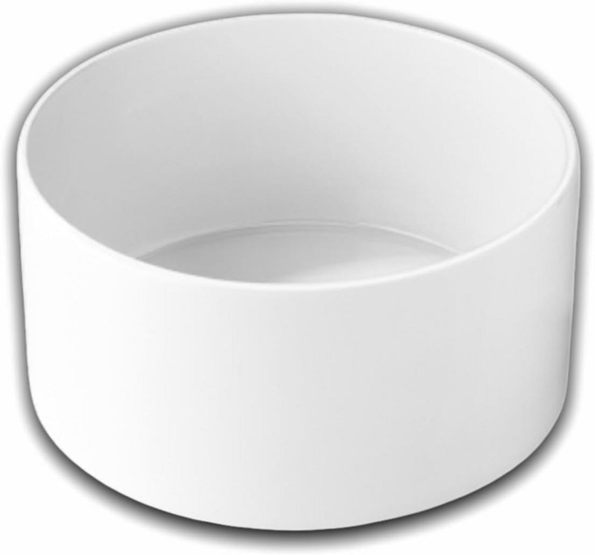 Grote Witte Porseleinen Kom 18 cm - Salade-, Fruit- en Ontbijtkom