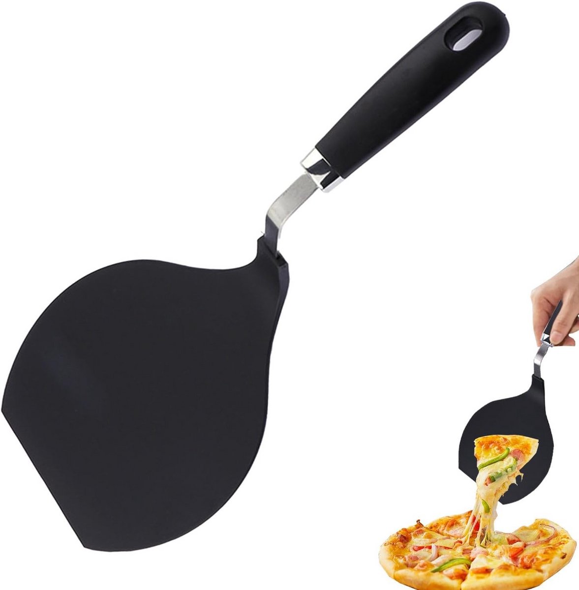 Flexibele Nylon Pizza Schep met Ergonomisch Handvat voor Oven en BBQ
