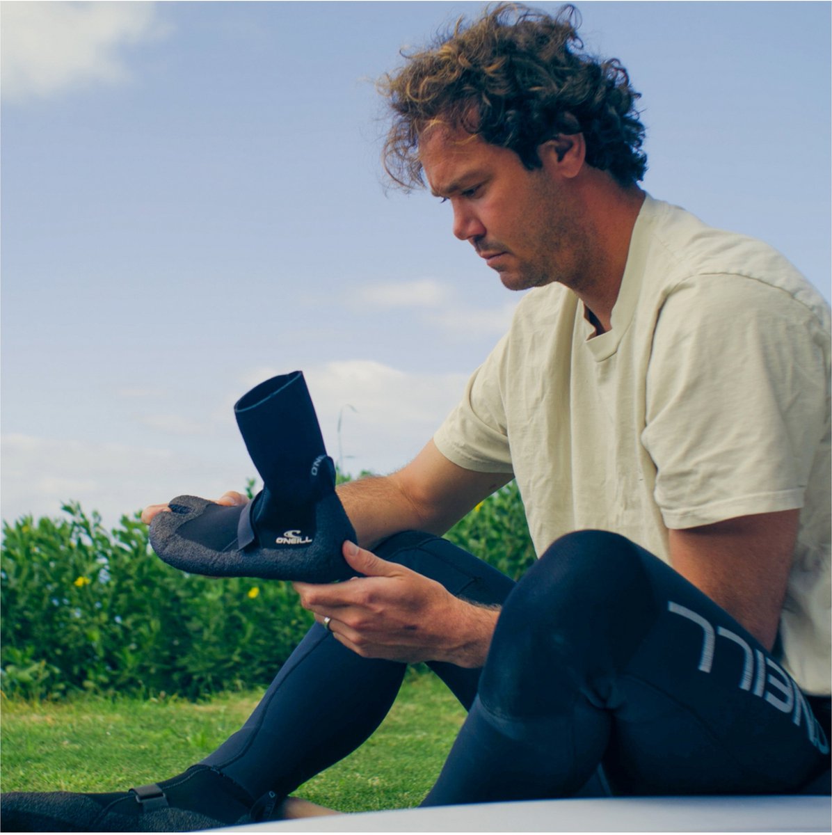 2026 O'Neill Gripper 3mm Split Toe Boot - Black