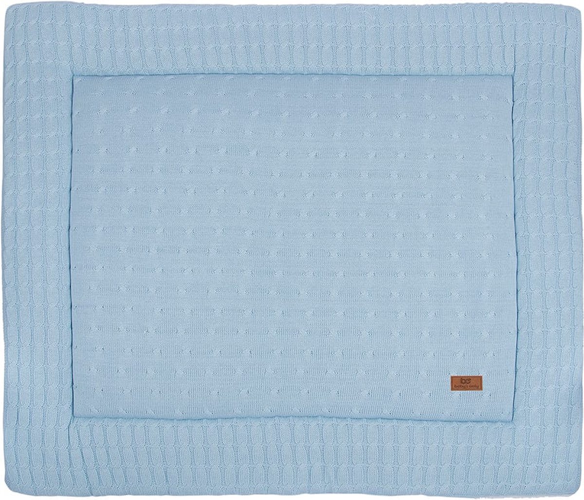 Baby's Only Boxkleed Cable - baby blauw - 75x95 Baby's Only Boxkleed Cable - baby blauw - 75x95