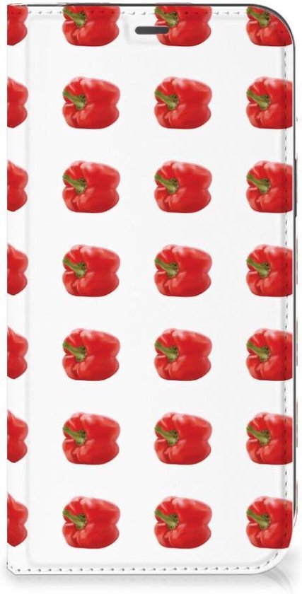 Book Case iPhone 12 Pro Max Phone Case Paprika Red