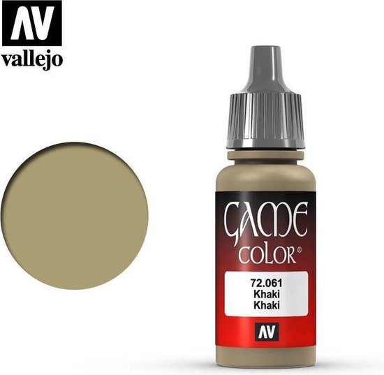 Vallejo 72061 Game Color - Khaki - Acryl - 18ml Verf flesje