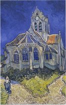 De kerk van Auvers sur Oise, Vincent van Gogh - Foto op Forex - 100 x 150 cm