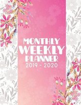 Monthly Weekly Planner 2019-2020: August,1, 2019 to December 31, 2020- Academic Organizer - Inspirational Quotes and Botanicals- Weekly & Monthly Teac