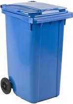 Mini conteneur 240 litres bleu