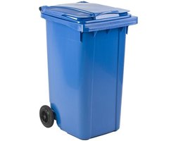 Afvalcontainer 240 liter blauw