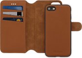 Minim 2-in-1 Apple iPhone SE (2020/2022) / 8 / 7 Hoesje Book Case & Back Cover Bruin