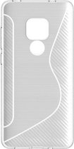 Wit S-line TPU hoesje voor Huawei Mate 20
