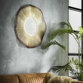 Livin24 Design spiegel Medusa Ø80 goudkleurig
