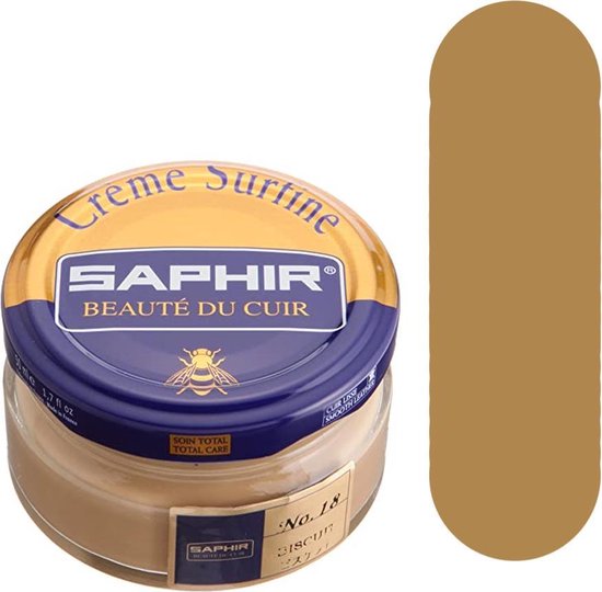 Saphir Creme Surfine (schoenpoets) Biscuit