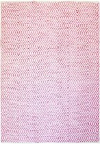 Roze vloerkleed - 160x230 cm  -  Symmetrisch patroon - Modern
