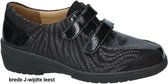 Solidus -Dames -  zwart - lage gesloten schoenen - maat 36.5