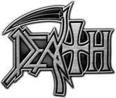 Death Pin Logo Zilverkleurig
