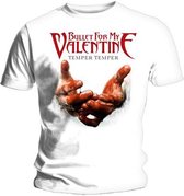 Bullet For My Valentine Heren Tshirt -XXL- Temper Temper Blood Hands Wit