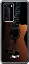 Huawei P40 Pro Hoesje Transparant TPU Case - Guitar #ffffff