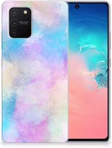 Telefoon Hoesje Geschikt voor Samsung Galaxy S10 Lite Silicone Back Case Watercolor Light