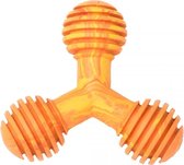Duvo+ Yummy rubber y-speeltje kip Oranje S - 8,50x3,5x7cm