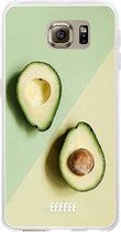 Samsung Galaxy S6 Hoesje Transparant TPU Case - Avocado Aficionado #ffffff