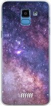 Samsung Galaxy J6 (2018) Hoesje Transparant TPU Case - Galaxy Stars #ffffff