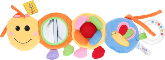 EnGiTores Muzikaal rups speelgoed voor baby's, rups pluche dier speelgoed met ratels en texturen voor baby's van 0 3 6 12 maanden, pasgeborenen, jongens, meisjes, kinderen, kerstcadeau
