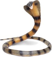 Safari Speeldier Cobra Koraalslang 15 Cm Bruin/zwart