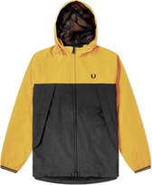 Fred Perry - Colour Block Panel Jacket - Zwart/Geel - Heren - maat  S