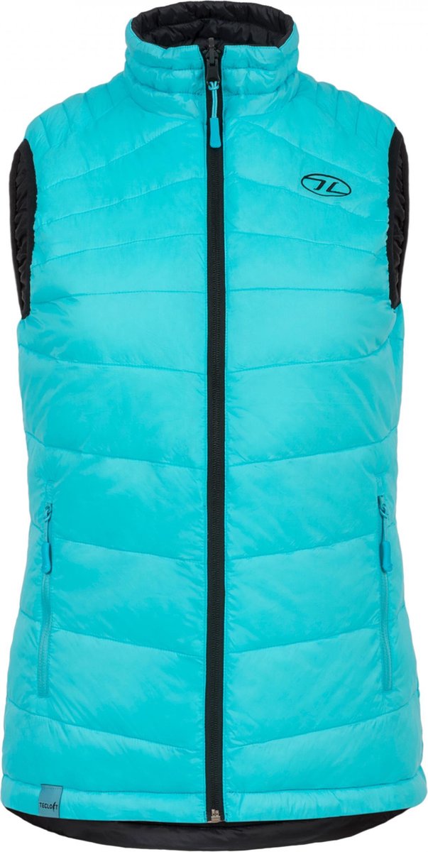 Highlander Bodywarmer Reversible Dames Turquoise