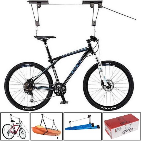 Decopatent® Fietslift ophangsysteem - Ophangen fiets aan plafond -  Fietstakel -... | bol.com