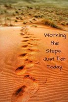 Working the Steps.Just For Today: Small Lined Notebook (6 x 9) - Daily Sobriety Journal For Addiction Recovery, Alcoholics Anonymous, Narcotics Rehab,
