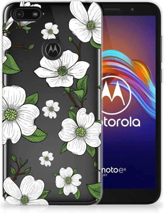 Trendy Telefoonhoesjes Motorola Moto E6 Play Smartphone hoesje Dogwood  Flowers | bol.com