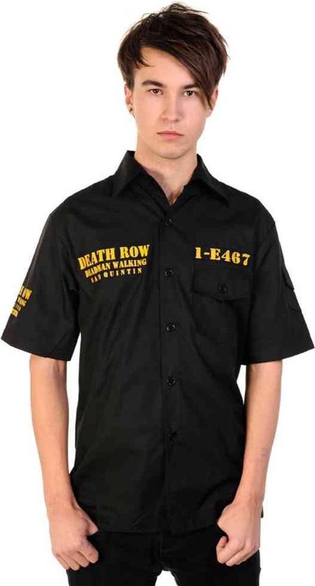 Banned - DEATHROW Overhemd - M - Zwart