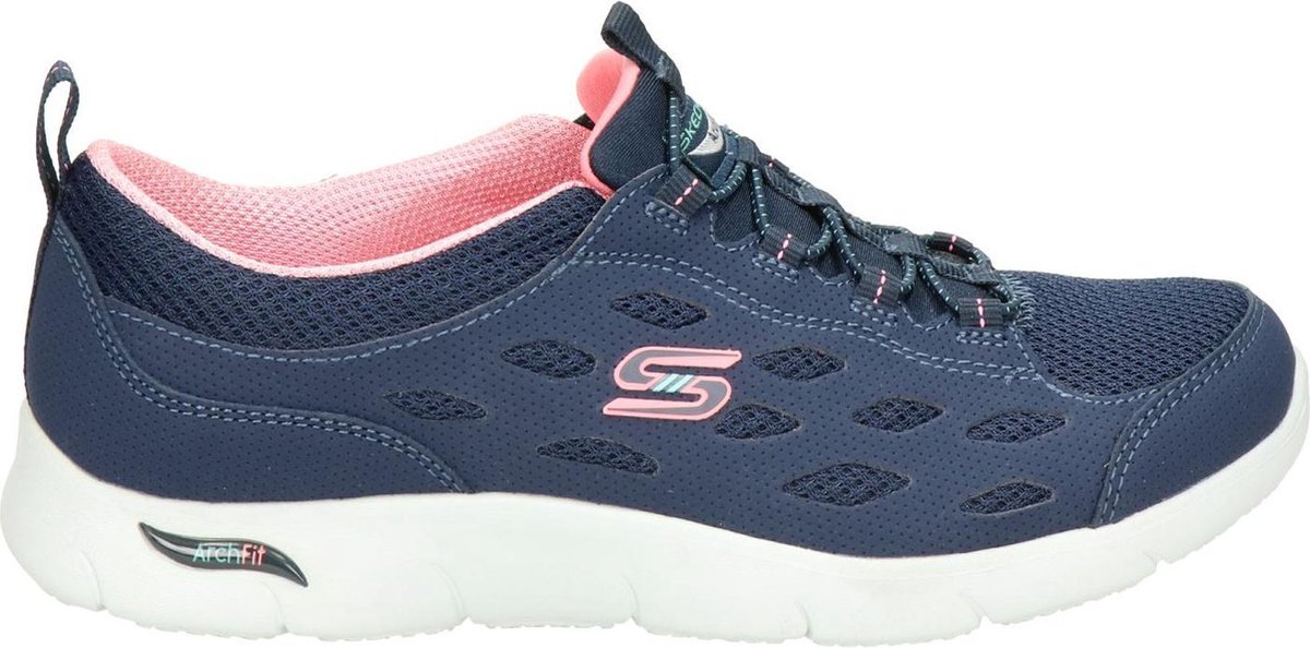Skechers Arch Fit dames sneaker - Blauw - Maat 38 | bol.com