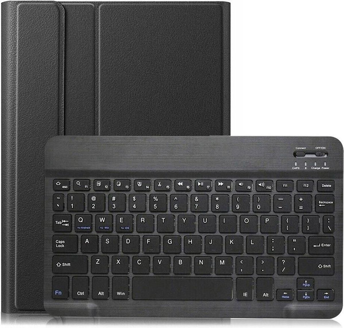 Bluetooth Toetsenbord geschikt voor Huawei MatePad T8 2020 (8 inch) Toetsenbord & Hoes - QWERTY Keyboard case - Auto/Wake functie - Zwart