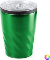 Glas met deksel Roestvrij staal (350 Ml) 146283