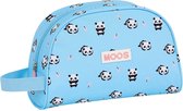 MOOS Beauty Case Panda - 28 x 18 x 10 cm - Blauw
