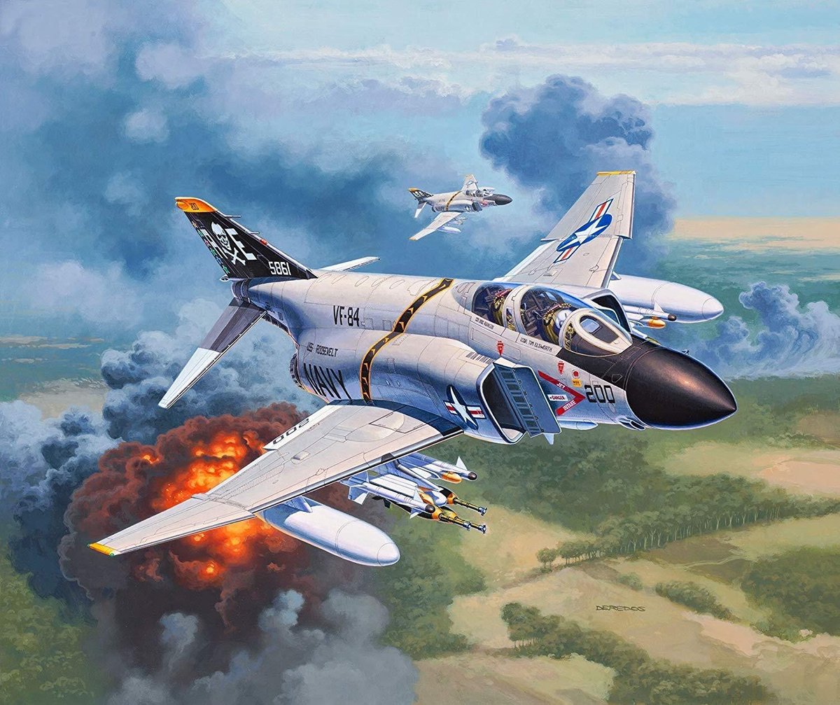 Revell Modelbouwpakket Vliegtuigen - 03941 F-4J Phantom II Plastic - 1:72 - Modelbouw — afbeelding 4